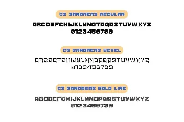 CS Sandreas Font Family