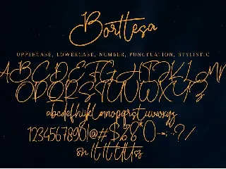 Borttesa font