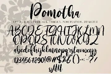 Pomotha font