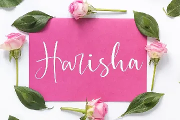 Harisha Modern Script Font