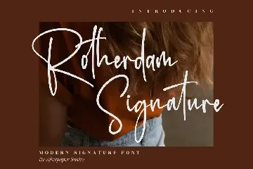 Rotherdam Signature Modern Signature Font