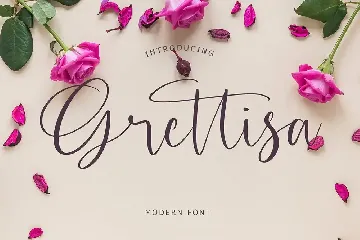 Grettisa Modern Font