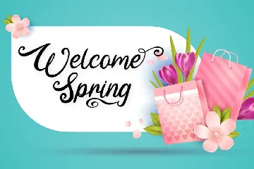 Fine Spring - Script Font