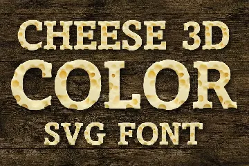 Cheese Color Font