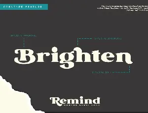 Remind-Modern Serif Font