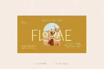 Lorena Sans - Simple Elegant Typeface font