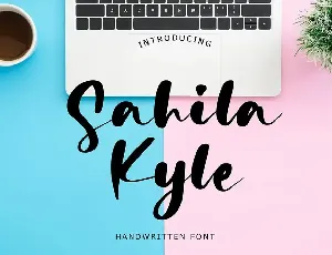 Sahila Kyle Handwritten Font