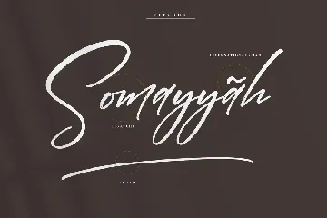 Polesteria Modern Signature Font