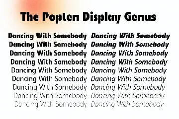 POPTEN DISPLAY FAMILY font