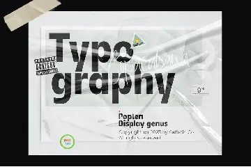 POPTEN DISPLAY FAMILY font