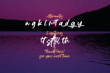 Agethsa - Textured Brush Font