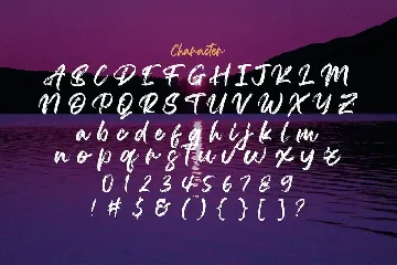 Agethsa - Textured Brush Font