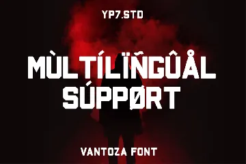 Vantoza Modern Display Font