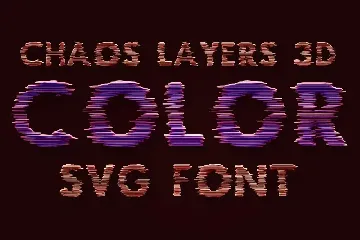 Chaos Layers Color Font