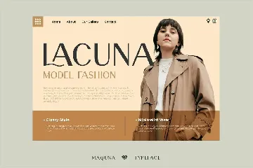 Maquna - Stylish Sans Serif Typeface font