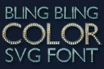 Bling Bling Color Font