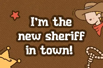 Deputy Jack - Western Kids Font