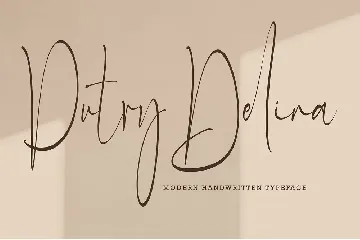 Putry Delina font