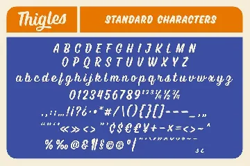 Thigles font