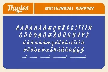 Thigles font