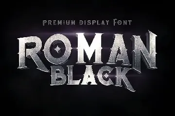 Roman Black - 8 Display Fonts