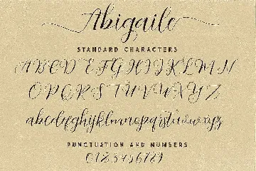 Abigaile Script Font