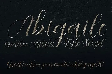 Abigaile Script Font