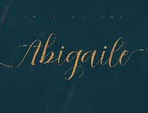 Abigaile Script Font