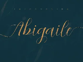 Abigaile Script Font