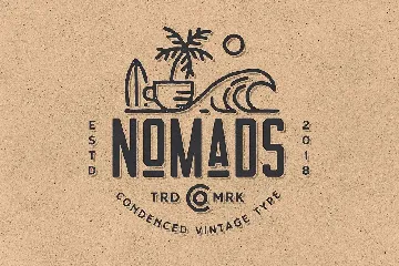 Nomads - The Farmer Original Typeface font