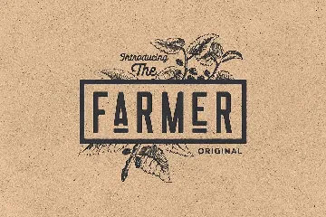 Nomads - The Farmer Original Typeface font