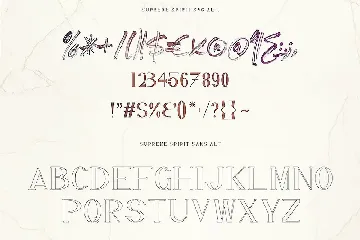 Supreme Spirit Brush Font