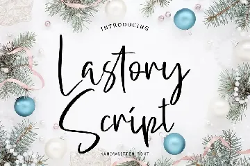 Lastory Script Handwritten Font