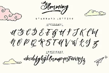 Blomming - Brush Font