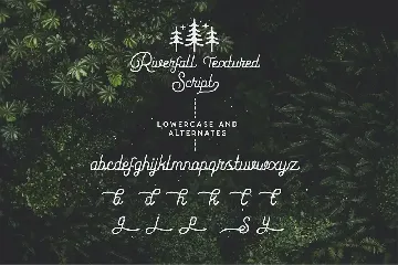 Riverfall Rounded Textured Typeface font