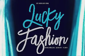 Lucky Fashion Brush Font