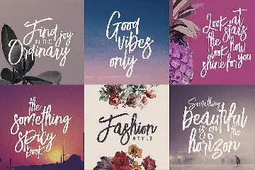 Lucky Fashion Brush Font