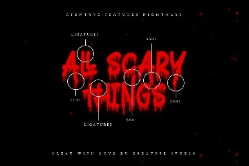 Nightmare Thriller Business Font