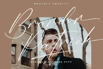 Brandon Patrick Modern Signature Font