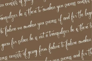 Morlynga Pearce Beautiful Script Font