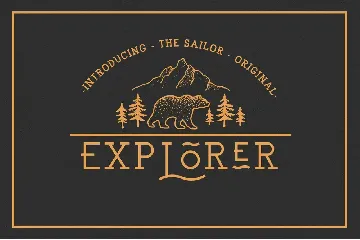 EXPLORER - Sailor Original Typeface font