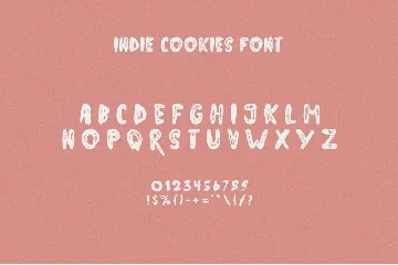 Indie Cookies Handwritten Font