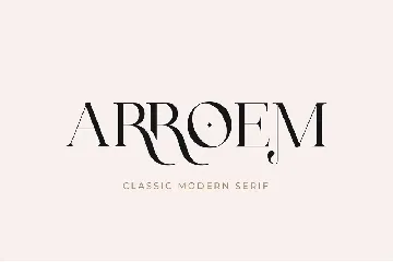 Arroem - Serif Display Font