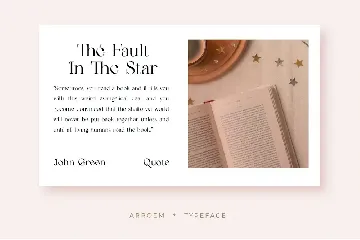 Arroem - Serif Display Font