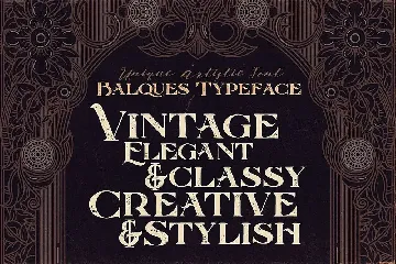 Balques Typeface font