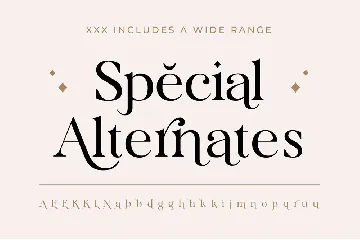 Roserri - Modern Ligature Serif font