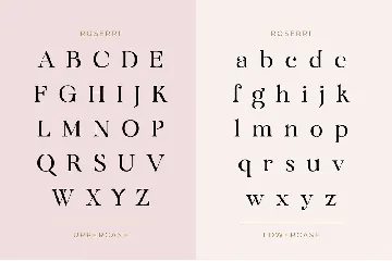 Roserri - Modern Ligature Serif font