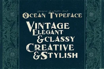 Ocean - Display Font