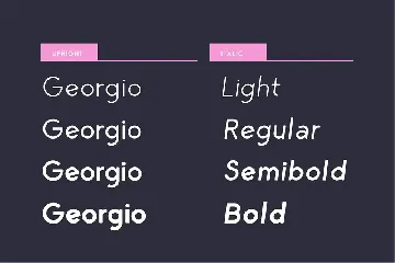 George Rounded Sans Serif font