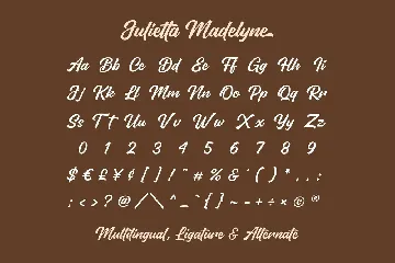 Julietta Madelyne - Delicate Script Font